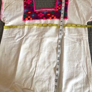 Hand embroidered top